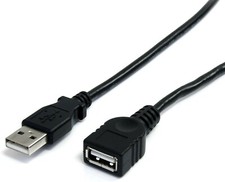 50cm 20 Inch USB 2.0 Extension Cable USB A Male Plug to A Male Plug Lead