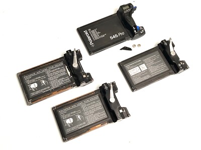 Polaroid 545 Land Film Holders. 1 Pro and 3 analog.