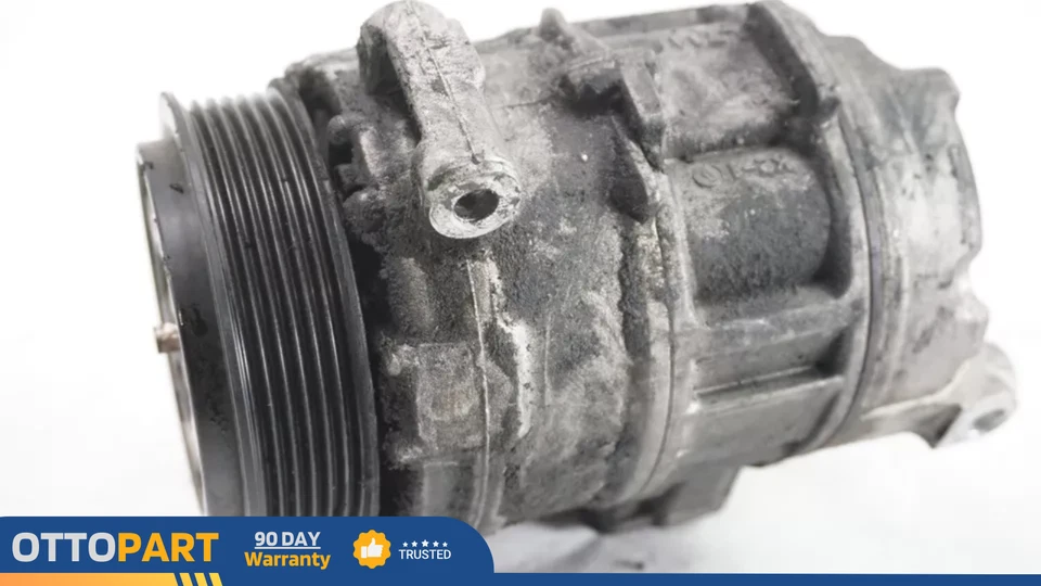 03-06 Compresor de aire acondicionado Mercedes W209 CLK55 C55 AMG 0012301911 FABRICANTE DE EQUIPOS ORIGINALES Foto 4 de 4