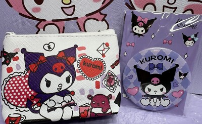 Kuromi Sanrio Handtasche Handspiegel süß kleines Geschenk Kawaii Paket Sanrio