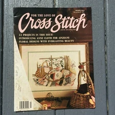 Premier Edition For the Love of Cross Stitch Leisure Arts Volume 1 Number 1 1988