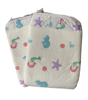 * NEW*  2PC Seaside Princess adult diaper sampler