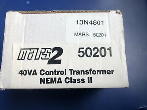 Mars 2 50201 40VA Control Transformer NEMA Class II 120V Foot Mount Sec