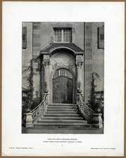 Hessen Darmstadt Jugendstil Villa Portal Goethestraße Architekt Metzendorf 1908