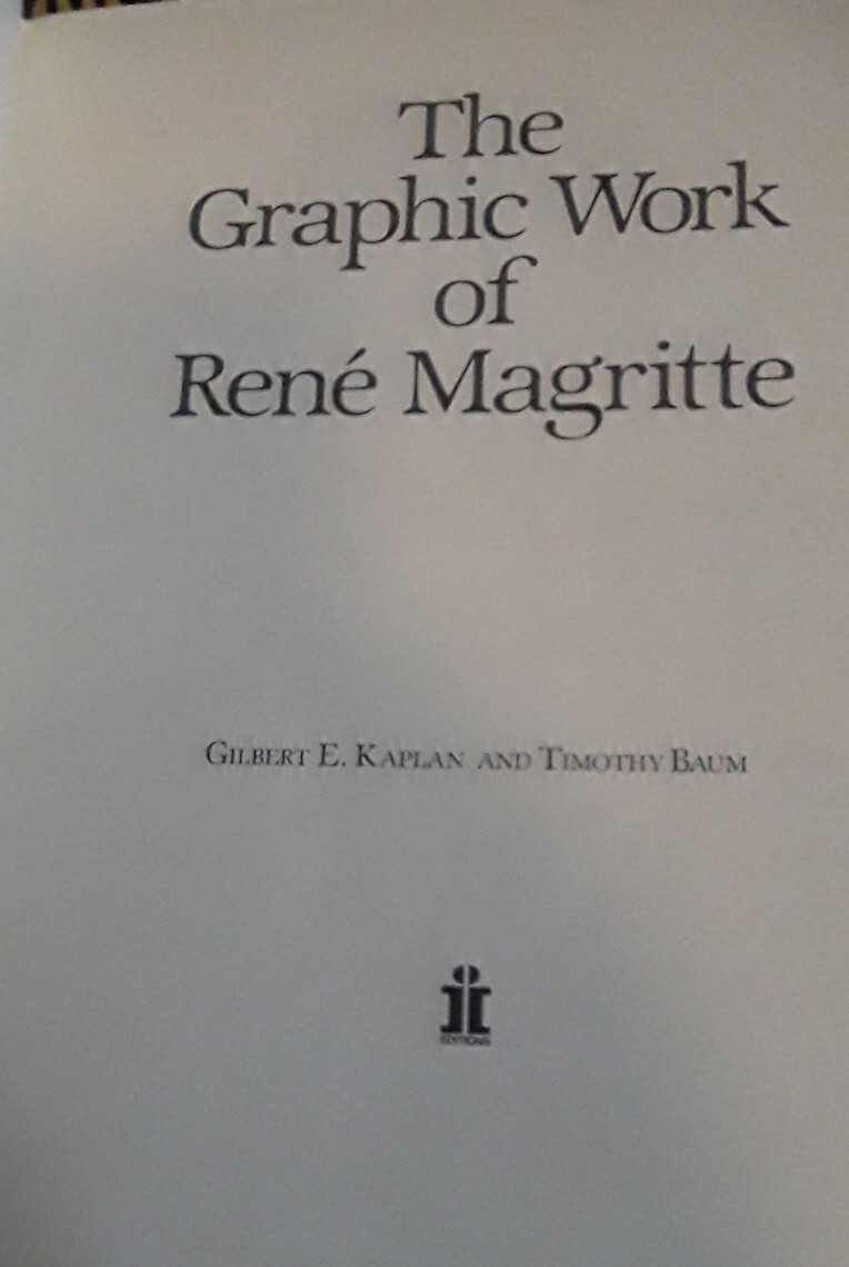 The Graphic Work of Rene Magritte Limited Edition! Great Find!! | eBay