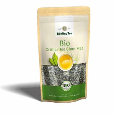  Bünting Bio Grüner Tee Chun Mee  loser Tee aromatisch fein herb 100g