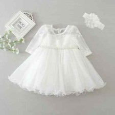 Baby Girl Infant Dresses for Girls 1 First Birthday Party Ball Gown for Wedding