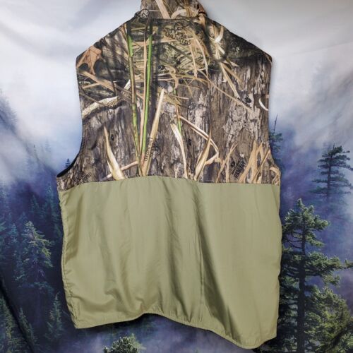 Reversible Ducks Unlimited Mens Size Large Camouflage Vest Jacket - Picture 5 of 10