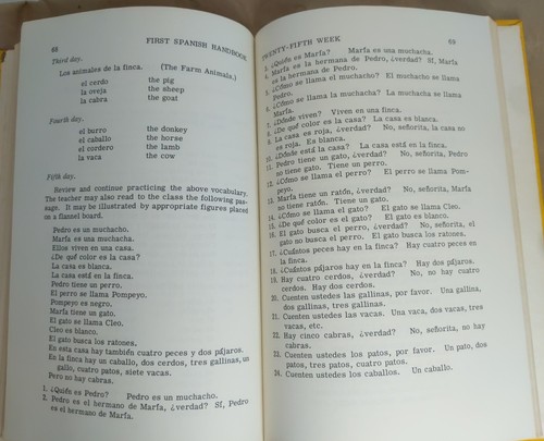 A First Spanish Handbook For Teachers In Elementary Schools Hugh A. Harter &... - Picture 8 of 11