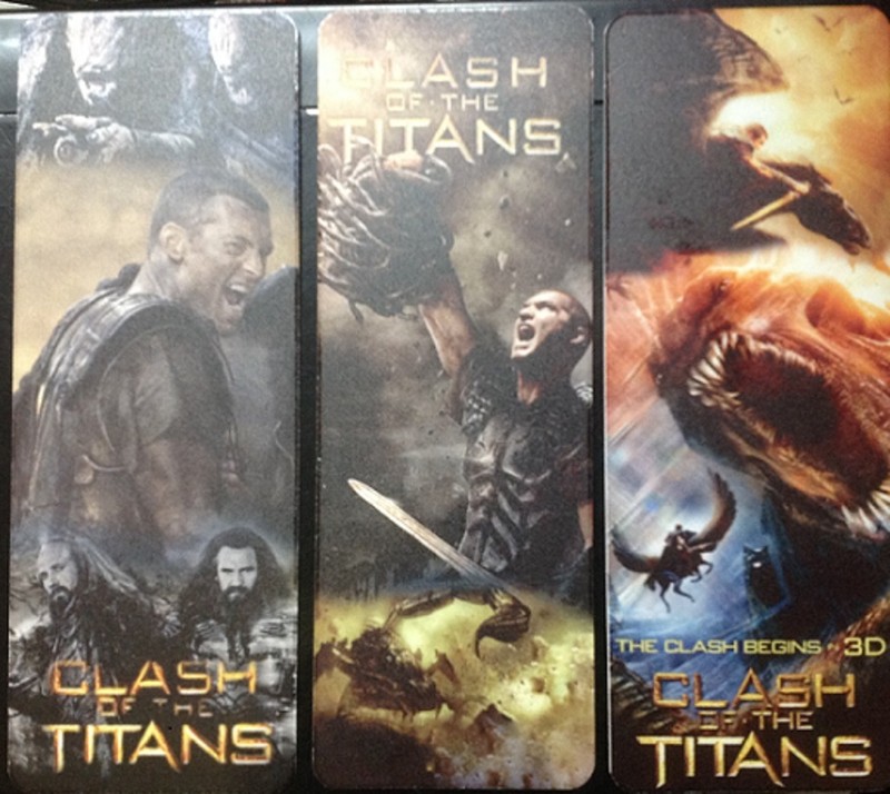 Clash of the Titans - Set of 3 Bookmarks