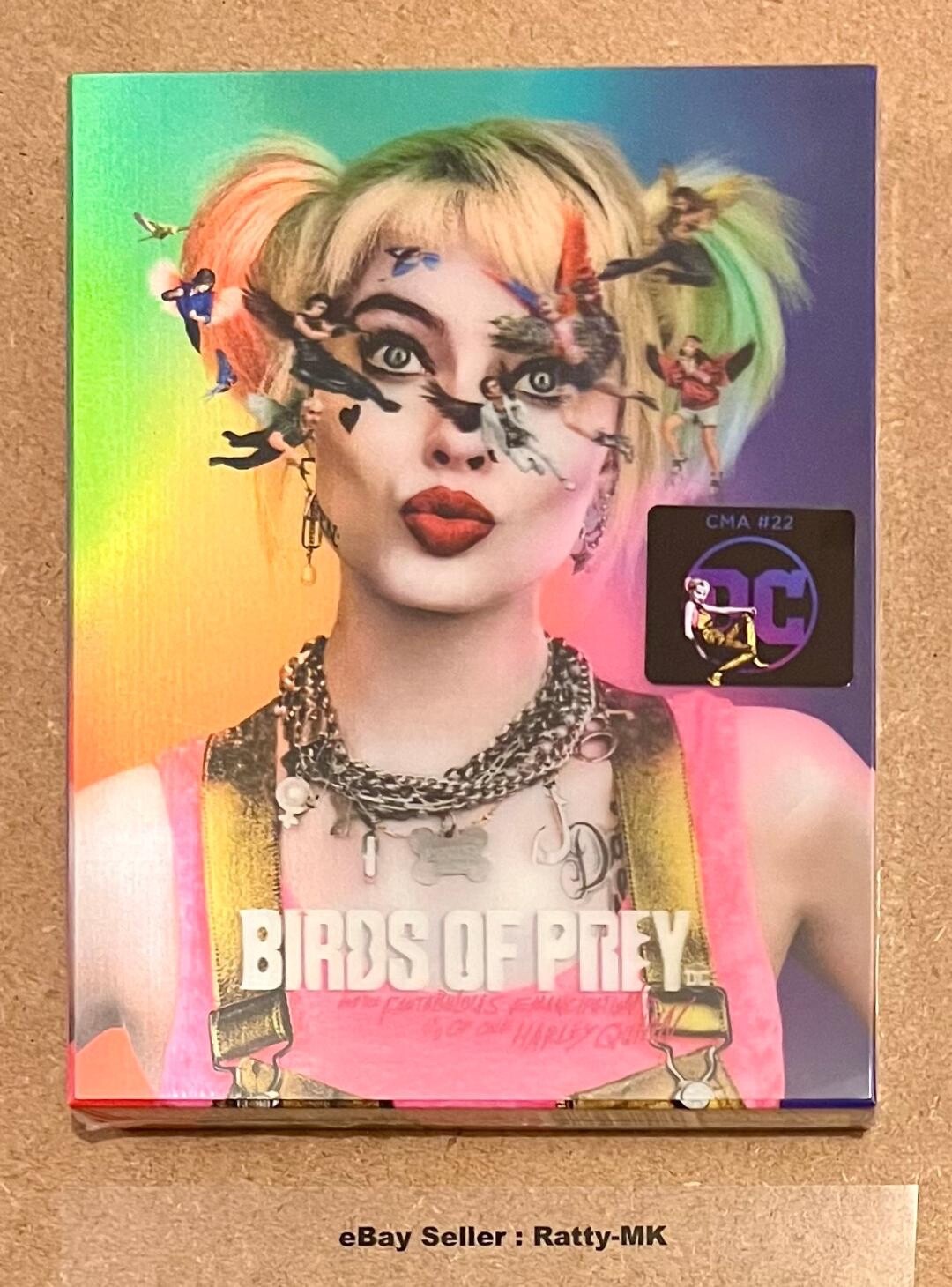BIRDS OF PREY - CINEMUSEUM CMA #22 (LENTICULAR A) BLU RAY STEELBOOK - NEW