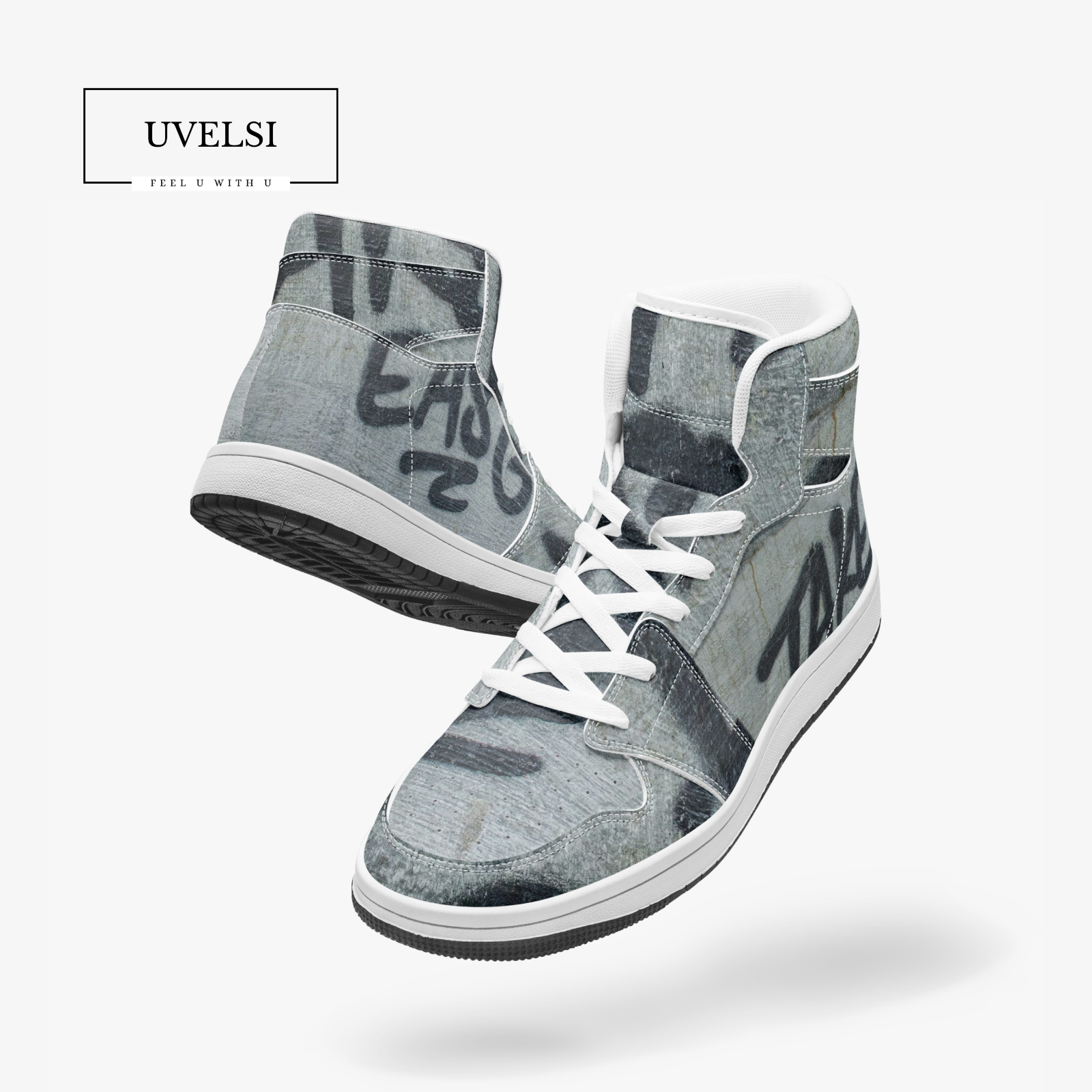 UVelsi High Top Running Sneakers for Men – Lightweight & Comfortable