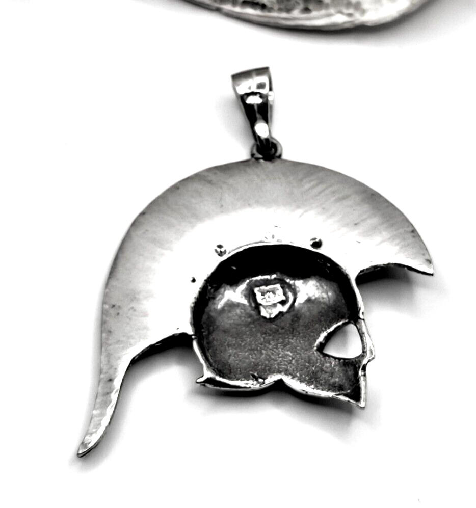 WithLoveSilver 925 Sterling Silver Ancient Greek Helmet Pendant – Handcrafted Jewelry With Velvet Pouch - View #7