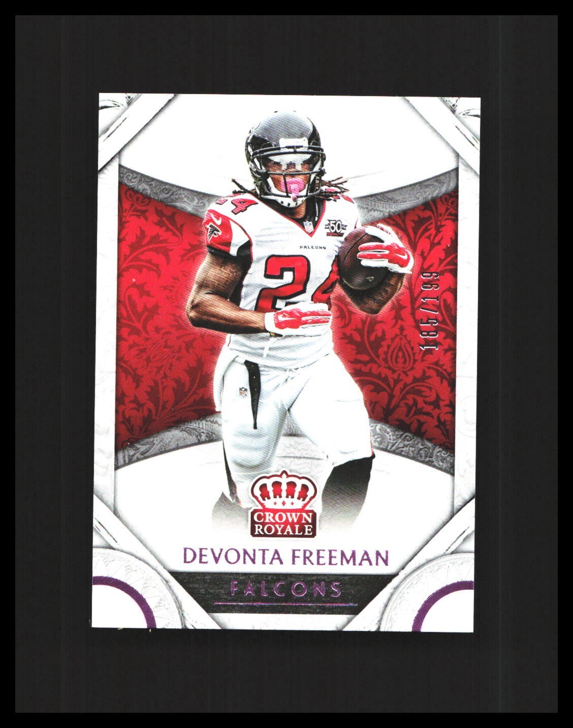 2016 Devonta Freeman Panini Crown Royale Pink /199 #39 Atlanta Falcons