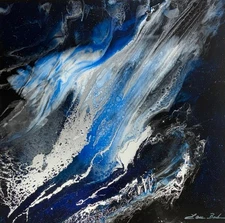 Large Original Contemporary Painting Modern Abstract Fine Art Canvas Signed