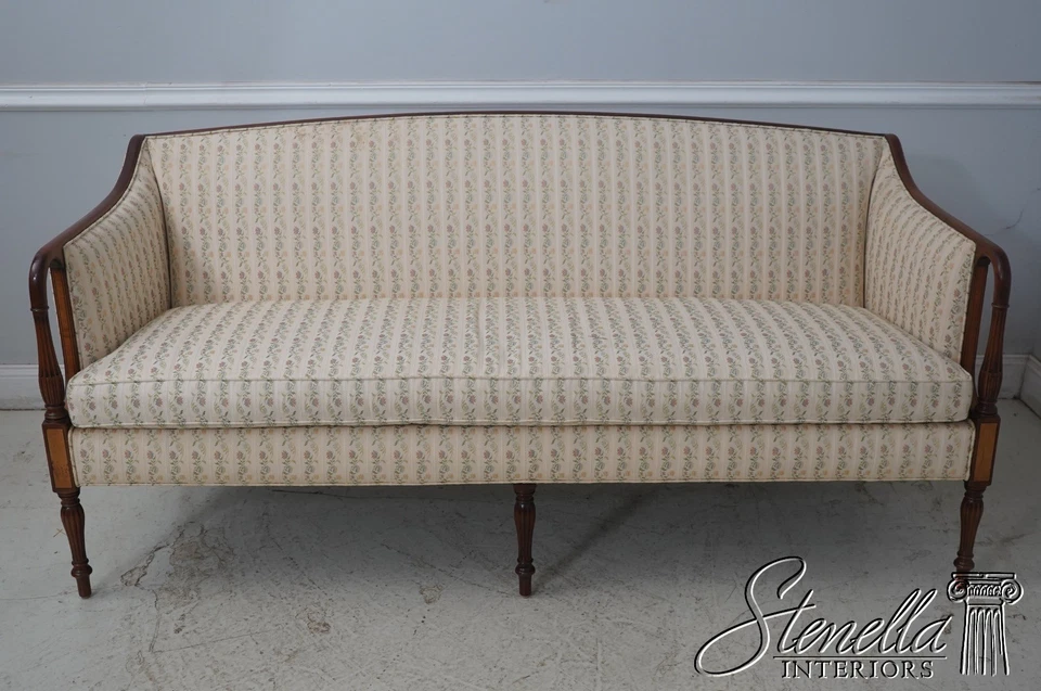 70613: Sofá de caoba con incrustaciones estilo Sheraton SOUTHWOOD Foto 2 de 4