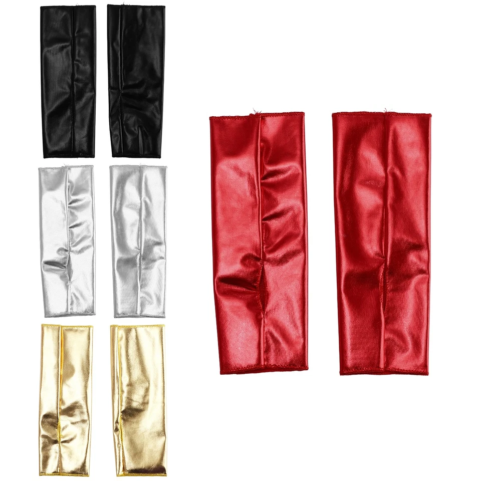 Unisex Erwachsene Kurze Handschuhe Langlebig Patentlederhandschuhe 1Paar Trendy - Bild 2 von 3