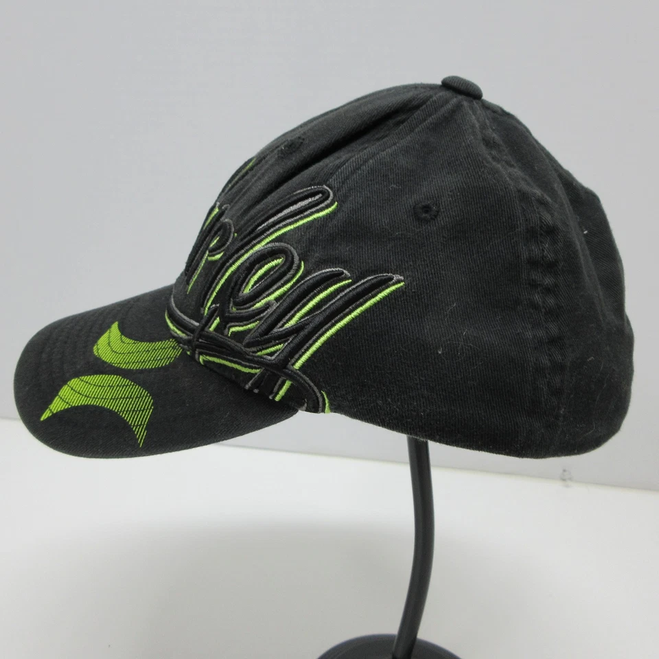 Gorra Hurley Ajustada Niños Pequeña Negra Verde Bordada Flexfit Joven Patinador Foto 2 de 4
