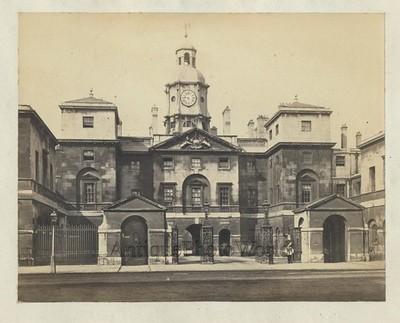 Whitehall London UK Hauswache antikes Albumin Foto