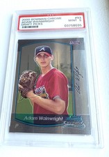 Adam Wainwright 2000 PSA 9 MINT BOWMAN CHROME Rookie Card #93 RC