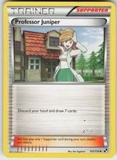 Professor Juniper 101/114 Black and White Pokemon Moderately Played MP
