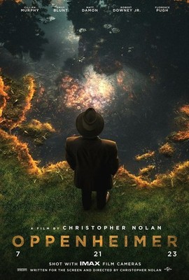 Oppenheimer 2023 Explosion Scene IMAX Movie Poster
