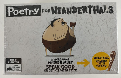 Poetry for Neanderthals Exploding Kittens Word Game New Sealed