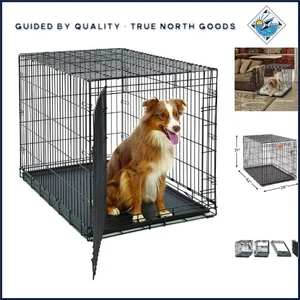 Crate de chien intérieur pour les grandes races, montage facile avec construction robuste