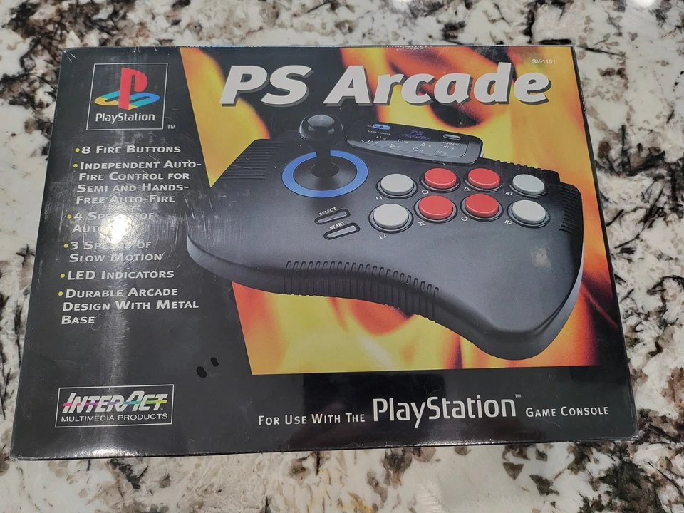 PS Arcade Controller SV-1101 Interact Sony Playstation 1 PS1 Console NEW IN BOX! - Image 4 of 4