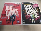 Just Dance 1 And 2 For Nintendo Wii With Manuals