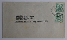 UK Libya 1955 ? Cpl. Pask RAF El Adem BFPO Mitchell Cotts & Co. Benghazi Cover