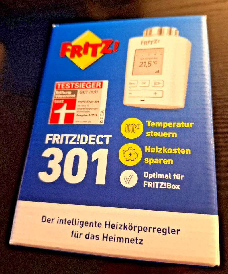 AVM Thermostat Fritz Dect 301 OVP