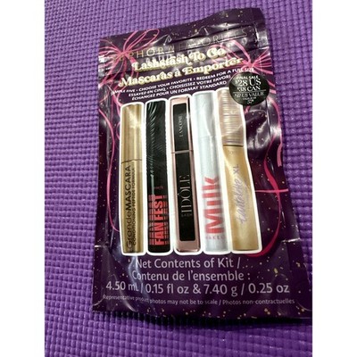 Sephora Favorites Lashstash To Go 5 Mini Mascara Lot Set NEW with certificate