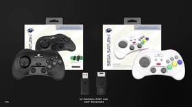 Retro-Bit SEGA Saturn&reg; PRO - 2.4GHz Wireless Pro Controller for Sega Saturn, Seg