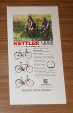 Seltene Werbung KETTLER ALU-RAD Traveller Spirit Paramount Fahrräder 1998