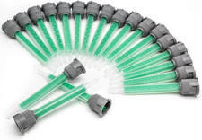 20 Pcs Mixing Nozzle Resin Mixer Adhesive Gun Applicator Static Mixer