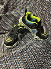 NEW Size 11 Boys Skechers Datarox Black/Silve...
