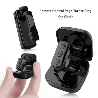 Tiktok Bluetooth Remote Control Scrolling Ring TIKTok Page Turner Black