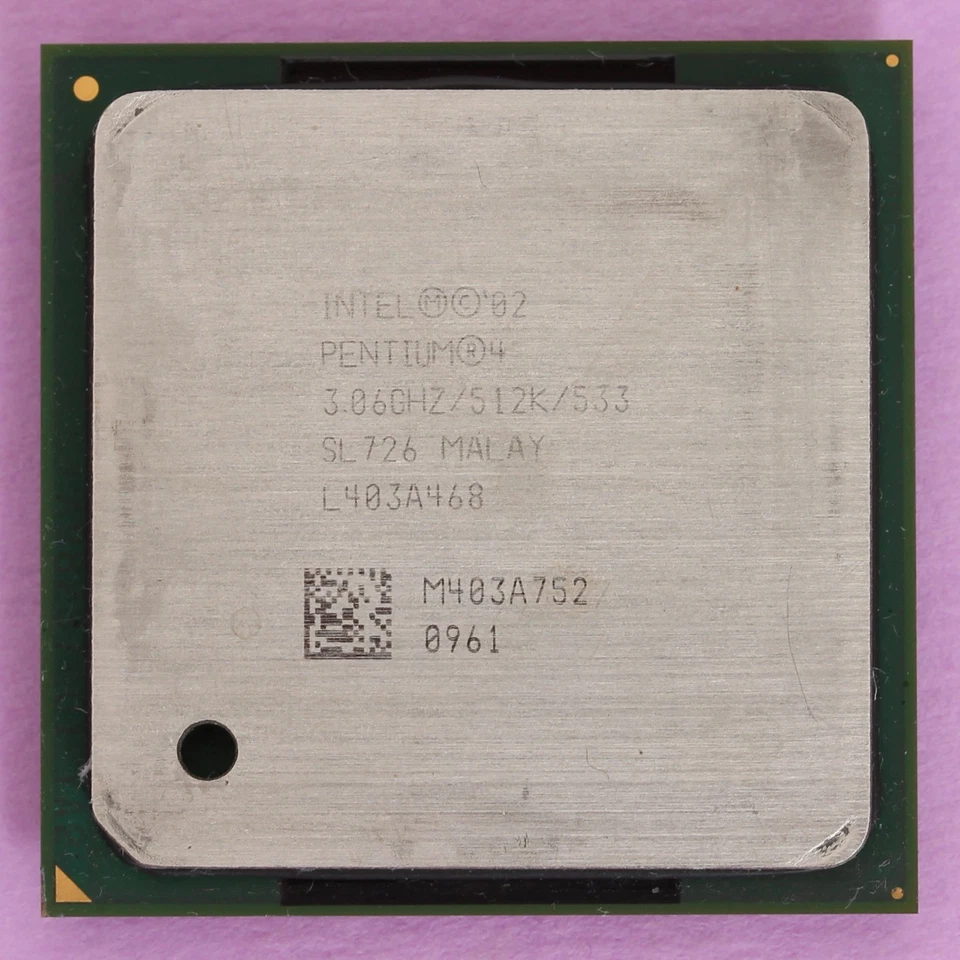 Intel Pentium 4 M Mobile 3.06Ghz Socket 478 Northwood 512K 533Mhz FSB SL726 - Image 2 of 3