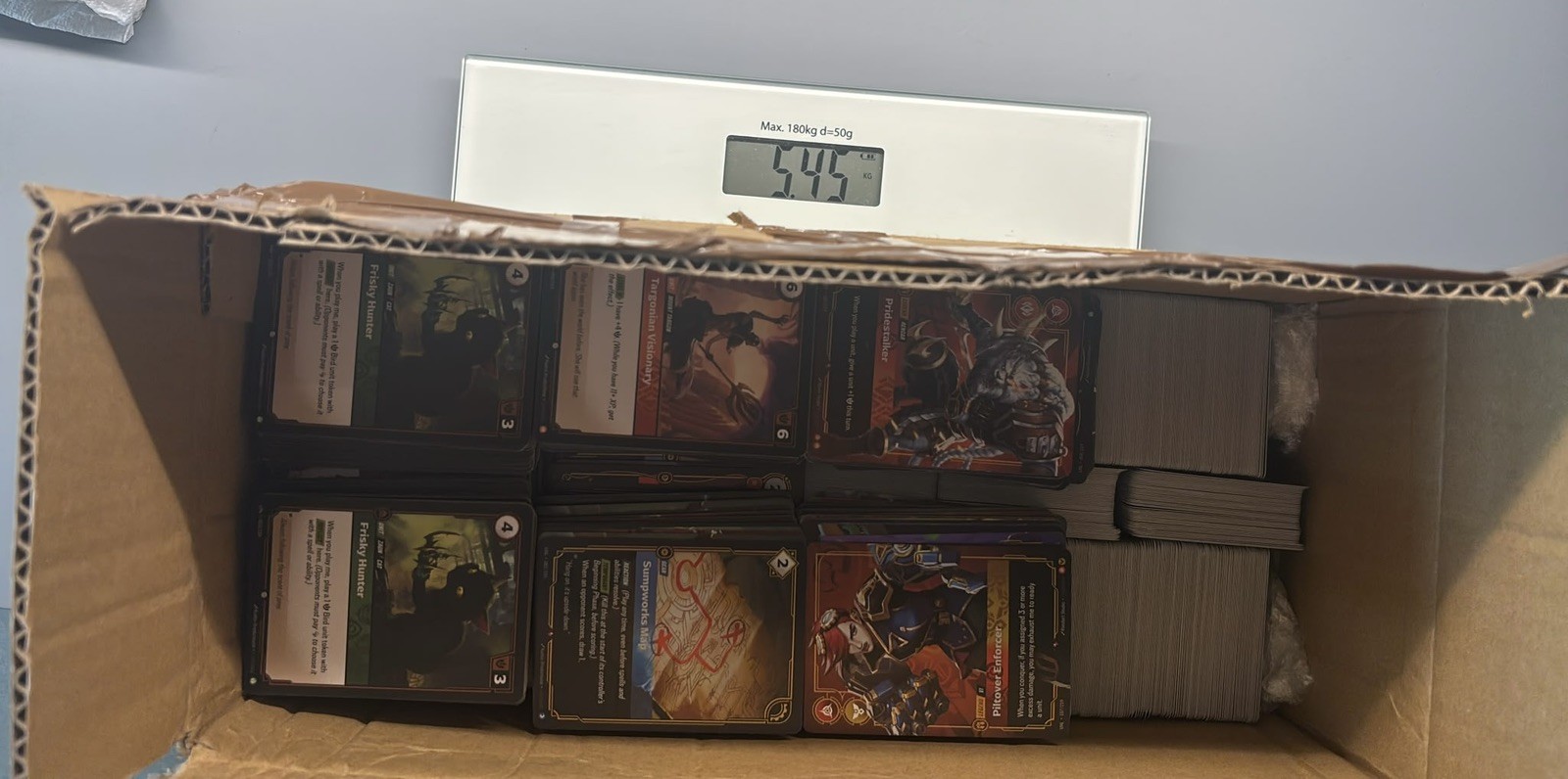 Riftbound: Unleashed — Bulk Lot ~5.45 kg / ~3,000 Cards - Comm. / Uncomm. / Rare