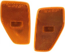 For 2006-2010 H3 Marker Front Amber Plastic SET PAIR
