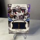 2024 Topps Inception - Source Materials Drake Maye #SM-DM Purple /125 (MEM, RC)