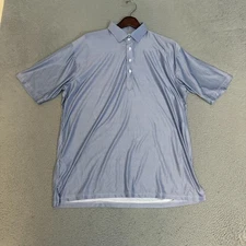 Collars & Co Polo Mens Size XL Blue Short Sleeve