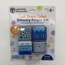 Learning Resources Cool Down Cubes Sensory Fidget Set, Fidgets for Kids New