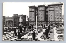 Antique California SAN FRANCISCO St Francis Hotel Union Square 1900s Rppc