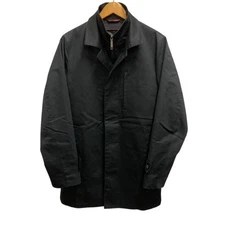 John Pearse Men's Black Long Sleeve Coat Outerwear Jacket Plain S