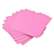 Pink EVA Foam Sheets 10 x 10 Inch 3mm Thickness for Crafts DIY Projects 8 Pcs