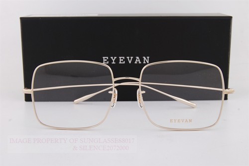 Brand New Eyevan Eyeglass Frames Forest G Gold Titanium 54mm - Picture 3 of 7
