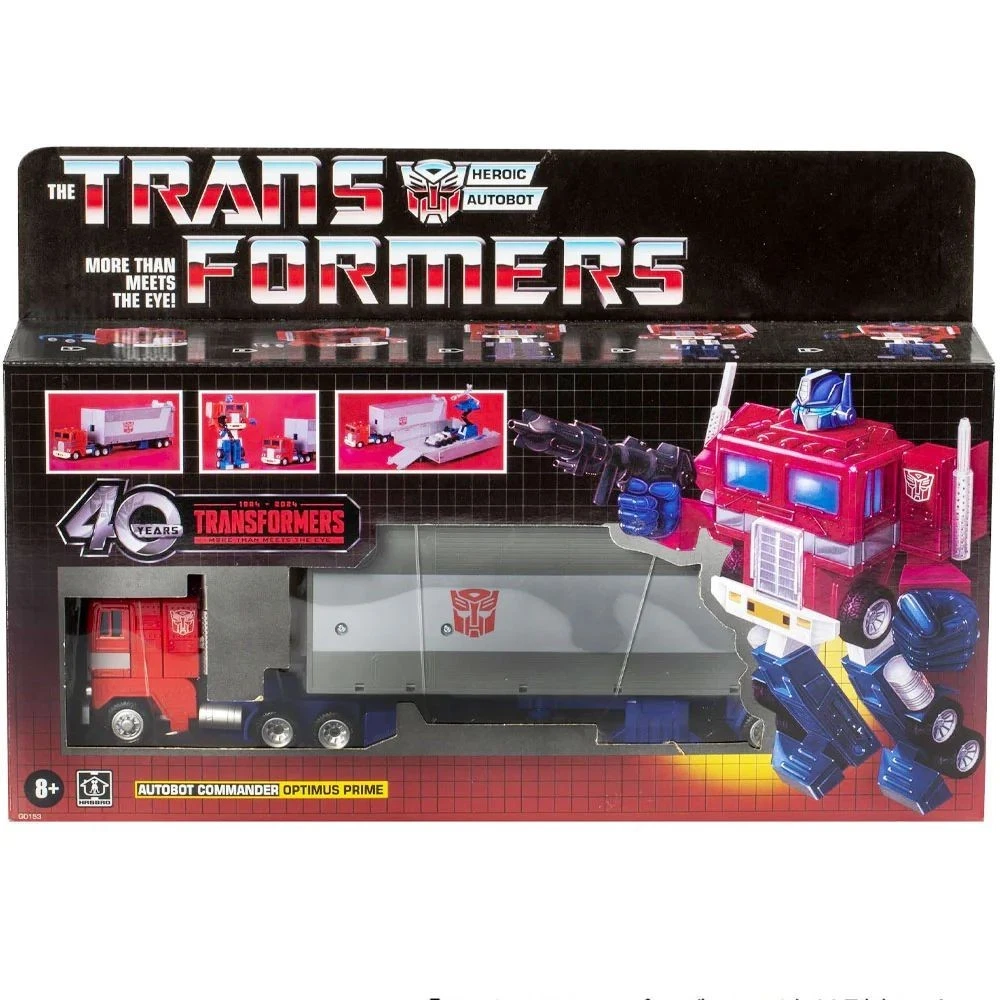 Optimus Prime Transformers G1 - Red Foot - Takara MB - Rare - France/Japon