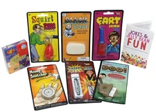 Pranks, Practical Jokes For Kids 7 Pc Stocking Stuffer Gag Gift Set Boys, Girls